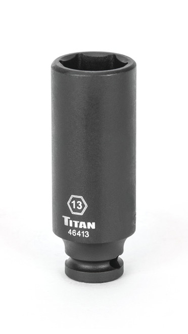13 mm 1/4 dans. Lecteur 6 pt. Prise d’impact profonde