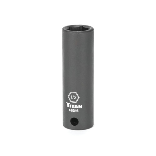 1/2 dedans. 3/8 dedans. Entraînement 6 pt. Deep Impact Socket