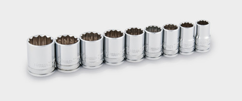 9 pc. 1/2 in. Drive SAE Socket Set - 62500