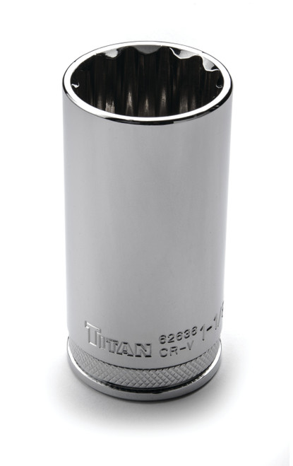 1-1/8 in. 1/2 in. Drive 12 pt. Deep Socket
