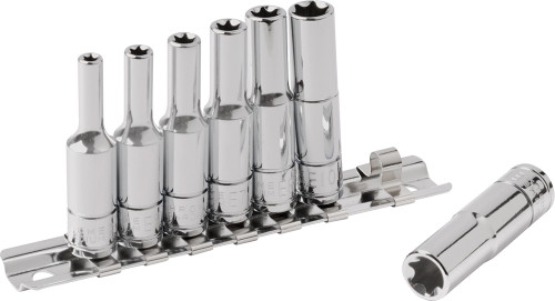 PG150 - 7-PC 1/4" DRIVE DEEP FEMALE TORX® SOCKET SET, E4 TO E11