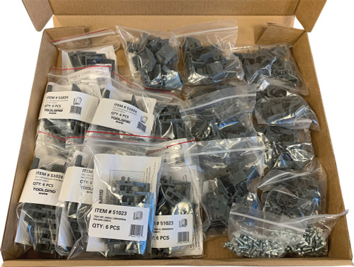 PG208 - HAND TOOL BUNDLE (PLIERS & SCREWDRIVERS), 148 HOLDERS & 200 SCREWS (BOARD & TOOLS NOT INCLUDED)