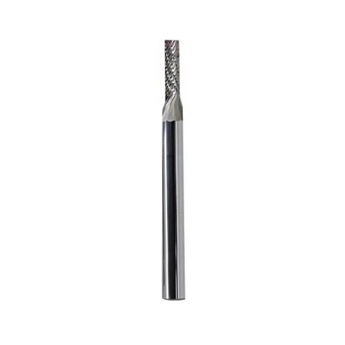 Bavure de coupe droite, tige de 1/8 », cutter de 3/16 »