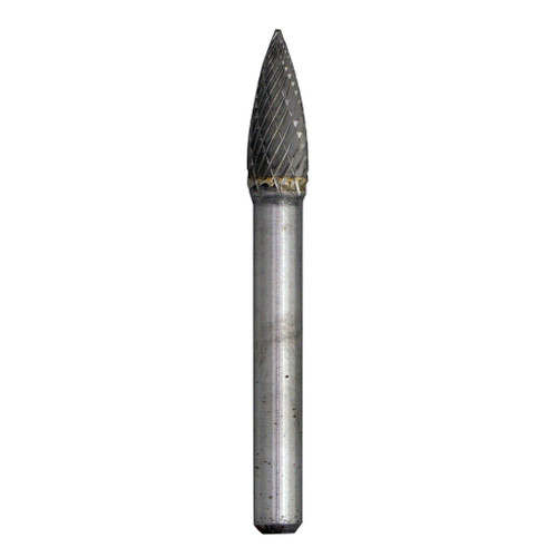 Bavure effilée robuste, tige de 1/4 po