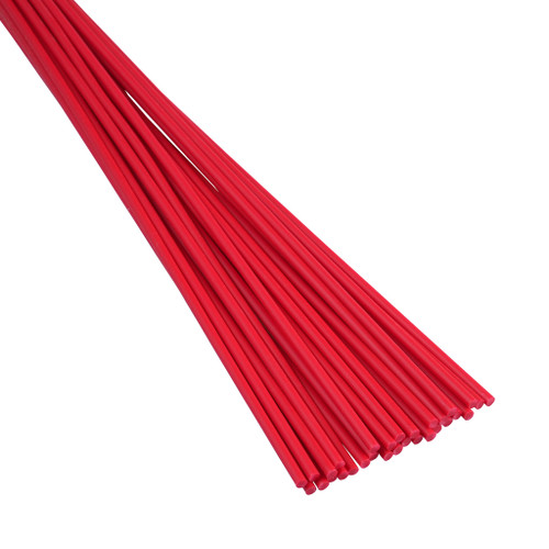 Tige de polyéthylène (LDPE), diamètre de 1/8", 1 lb, rouge