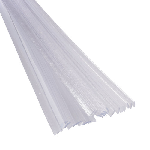 Polycarbonate Strip, 3/8” x 1/16”, 30 ft., Natural