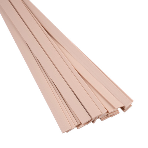 High Density Polyethylene Strip, 3/8” x 1/16”, 30 ft., Tan