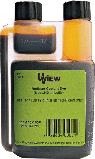 PG372 - RADIATOR COOLANT DYE BOTTLE (8OZ / 240ML)
