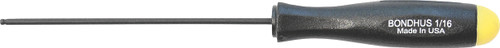 BONDHUS 1/16 X 2.5" BALLPOINT SCREWDRIVER