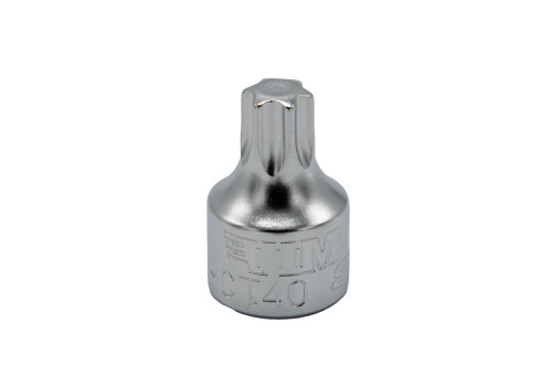 T40 - 1/2 CUT Torx Driver, 1/4 » d’entraînement carré, 3/4 » OAL, acier S2