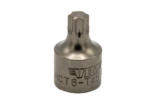 T45 Half Cut Torx, One Piece Impact Driver, 3/8 " Sq. Dr.