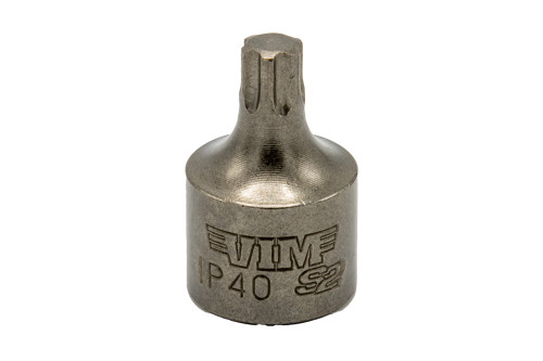 T40 Torx Plus, 3/8" square drive one pc design, S2 Impact quality