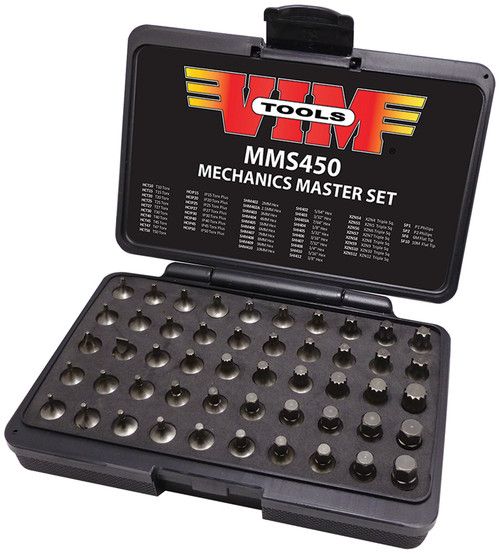 PG162 - ELITE 50 PC MECHANICS MASTER HALF CUT DRIVERS SET, 1/4" DR.
