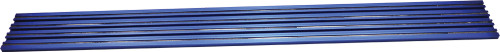 PG222 - 12" BLUE DOUBLE WIDE MAGRAIL TL, MAGNETIC TRACK, NO STUDS – 3/16" TALL X 2" WIDE