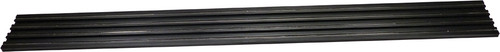 PG222 - 12 » MAGRAIL DOUBLE LARGE NOIR TL, RAIL MAGNÉTIQUE, SANS MONTANTS – 3/16 » DE HAUTEUR X 2 » LARGE