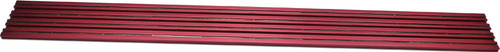 PG207 - MAGRAIL ROUGE DOUBLE LARGE TL, VOIE MAGNÉTIQUE, SANS MONTANTS – 3/16 » DE HAUT X 2 » LARGE