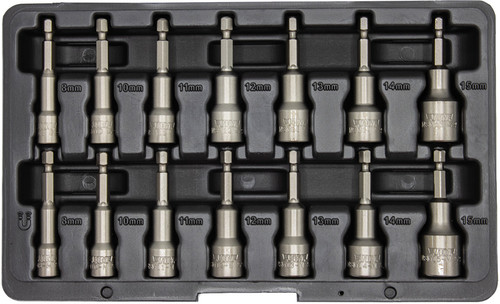 PG168 - KIT DE FIXEUR D’ÉCROU MÉTRIQUE DE 12 PIÈCES, CREUX & MANÉTIQUE, 8-14 MM