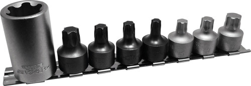PG145 - DÉMONTE-BOULONS TORX® ET JEU DE DOUILLE TORX ET TORX PLUS® BIT, T40-T55, IP45-IP55, EP24