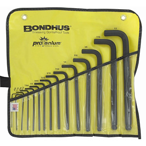 BONDHUS 15PC (.050 - 1/20 BPT L-KEY SET - "CHE