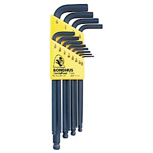 BONDHUS 12PC (.050 - 5/16) BALLPOINT L-KEY SET
