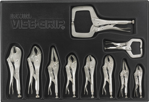 PG202 - LOCKING PLIERS ORIGINAL 10PC TRAY SET