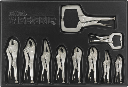 PG203 - LOCKING PLIERS ORIGINAL 10PC TRAY SET