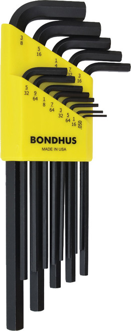 PG160 - 13-PC HEX END L-WRENCH SET, INCH