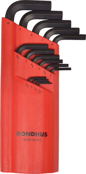 PG167 - 15-PC HEX END L-WRENCH SET, METRIC