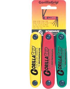 BONDHUS TRIPLE PACK FOLDUP (12587 & 12589 & 12634)