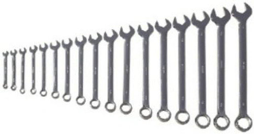ATD1550 17 PC. SAE FULL POLISH COMB. WRENCH SET