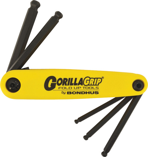 PG167 - 5-PC BALL END GORILLAGRIP® FOLD UP, 3/16"-3/8"