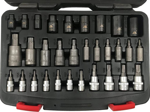 CTA9670U ENSEMBLE DE PRISES TORX PLUS 31 PC, EP6-EP20, TS8-TS55, TP10-TP60