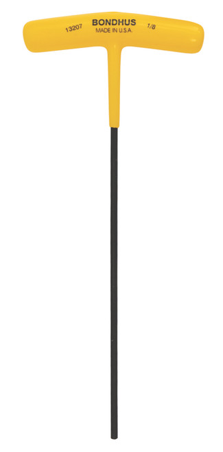 BONDHUS 1/8 X 7.6" HEX T-HANDLE