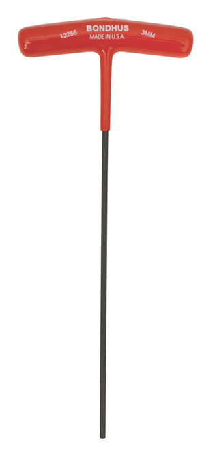 BONDHUS 3MM X 7.7" HEX T-HANDLE