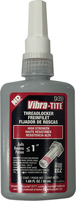 PG290 - QPL14050 50ML HIGH STRENGHT RED THREADLOCKER