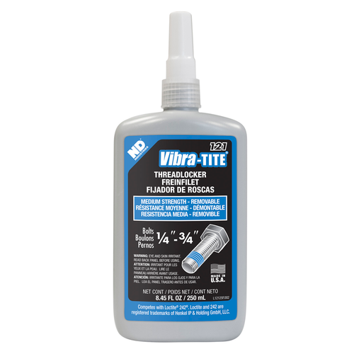 QPL12125 THREADLOCKER BLEU DE FORCE MOYENNE DE 250ML