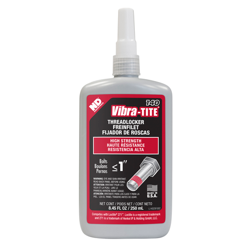 QPL14025 250ML HIGH STRENGTH RED THREADLOCKER