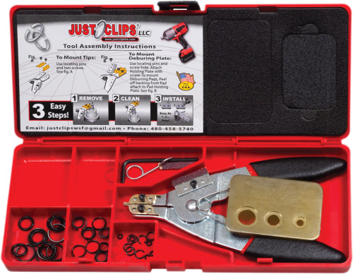 PG87 - IMPACT WRENCH ANVIL SNAP RING TOOL KIT, 1/4", 3/8", 1/2"