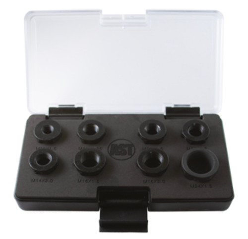 PG365 - 8-PC BALL JOINT HAMMER NUT SET FOR REMOVING STEERING KNUCKLES/SUSPENSION JOINTS, M10X1.5-M24X1.5