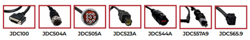 PG35 - MHE USA CABLE SET, INCLUDES JDC504A, JDC505A, JDC523A, JDC565.9, JDC557A9, JDC100 & JDC544A CABLES