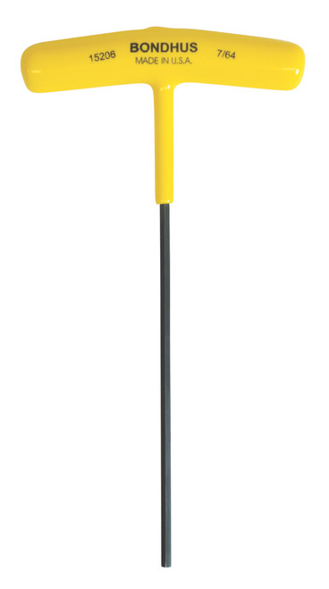 BONDHUS 7/64 X 6" HEX T-HANDLE