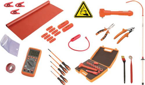 KIT FOR APPLICATION IN THE FIELD OF ELECTRIC & HYBRID VEHICLES AND MACHINES FOR LIVE WORKING