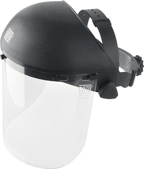 PG129 - ARC-FLASH FACE SHIELD WITH HEADBAND, ANTI-SCRATCH & ANTI-FOG, TRANSPARENT