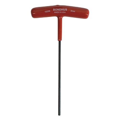 BONDHUS 3MM X 6" HEX T-HANDLE