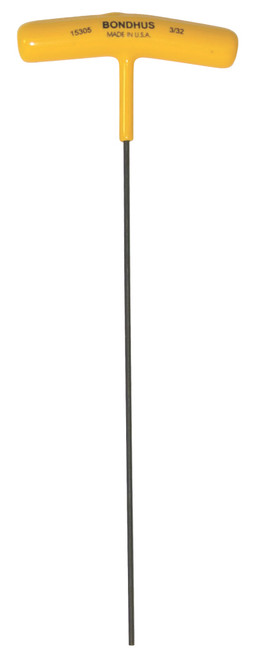 BONDHUS 7/64 X 9" HEX T-HANDLE