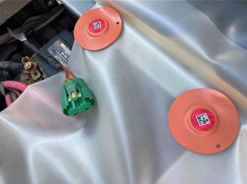 PG136 - ENSEMBLE DE 4 AIMANTS POUR COUVERTURES ISOLANTES, 70 MM X 5 MM