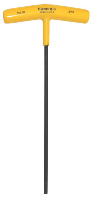 BONDHUS 7/32 X 9" HEX T-HANDLE
