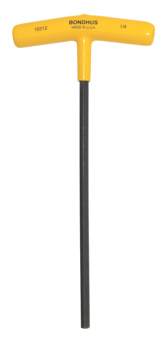 BONDHUS 1/4 X 9" HEX T-HANDLE