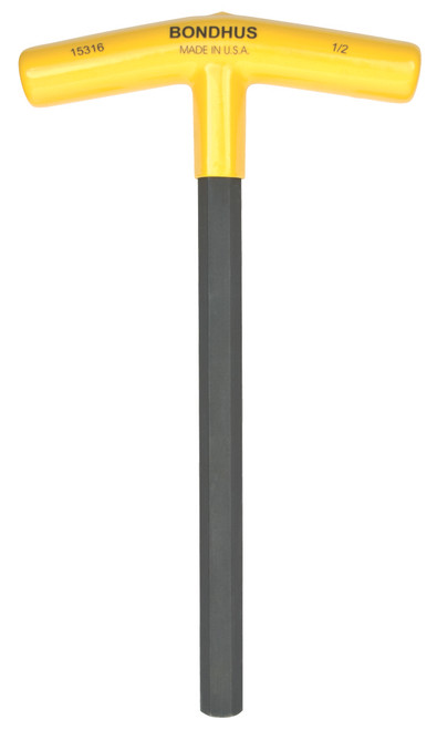 BONDHUS 1/2 X 9" HEX T-HANDLE