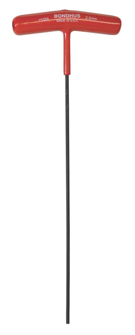 BONDHUS 2.5MM X 9" HEX T-HANDLE